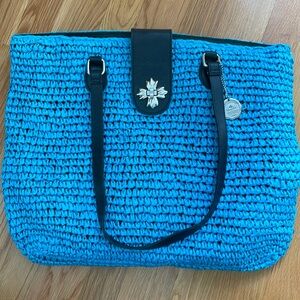Patricia Nash Manarola Raffia Tote bag! Excellent Condition! ❤️